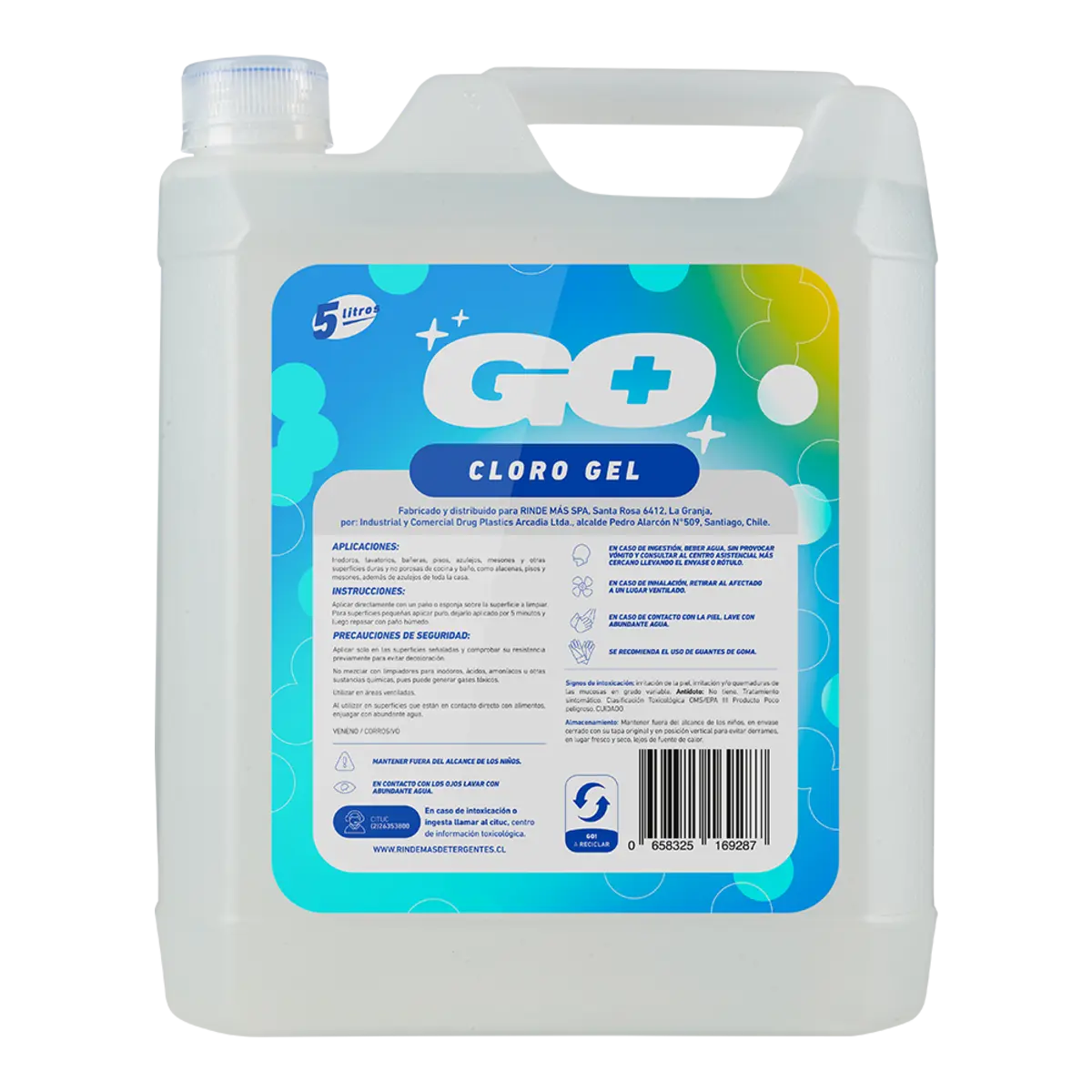 Cloro Gel GO+ 5L